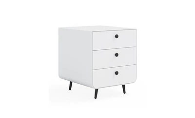 Slickblue Modern Nightstand Storage Cabinet for Living Room and Bedroom