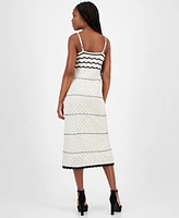 Freshman Juniors' Sleeveless Crochet Midi Dress