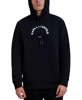 Karl Lagerfeld Paris Men's Circle Logo Hoodie