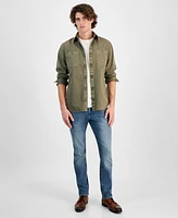 Sun + Stone Men's Long Sleeve Twill Shirt