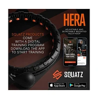 Squatz Detachable Smart Weighted Hola-Hoop With 360-Degree Auto-Rotating Ball