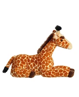 Aurora Large Giraffe Super Flopsie Adorable Plush Toy Brown 25"