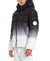 Point Zero Men's Dip-Dye Puffer Jacket