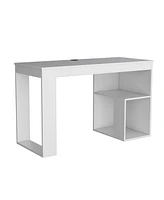 Depot E-Shop Firenze Writing Desk, Two Shelves