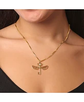 Harry Potter Flying Key Link Chain Necklace Pendant