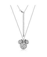 Disney Minnie Mouse Fashion Clear-Color Stone Minnie Mouse Necklace