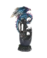 Fc Design 12.25"H Dragon on Ruined Castle Figurine Decoration Home Decor Perfect Gift for House Warming, Holidays and Birthdays