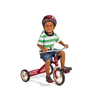 Radio Flyer Classic 10 Inch Toddler Tricycle with Rubber Tires and Steel Frame