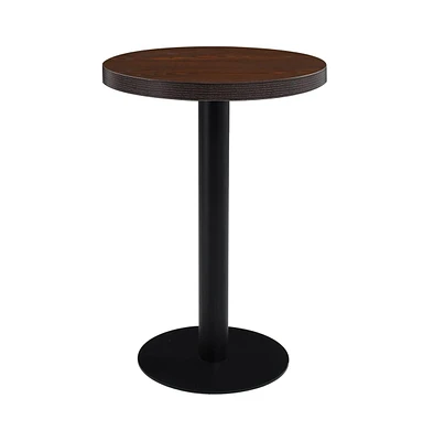 vidaXL Bistro Table Dark Brown 23.6" Mdf