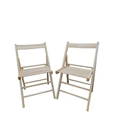 Slickblue Set of 2 Folding Chairs – Foldable Style