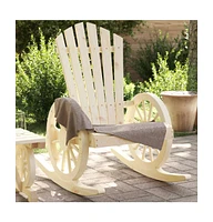 vidaXL Rocking Adirondack Chair Solid Wood Fir