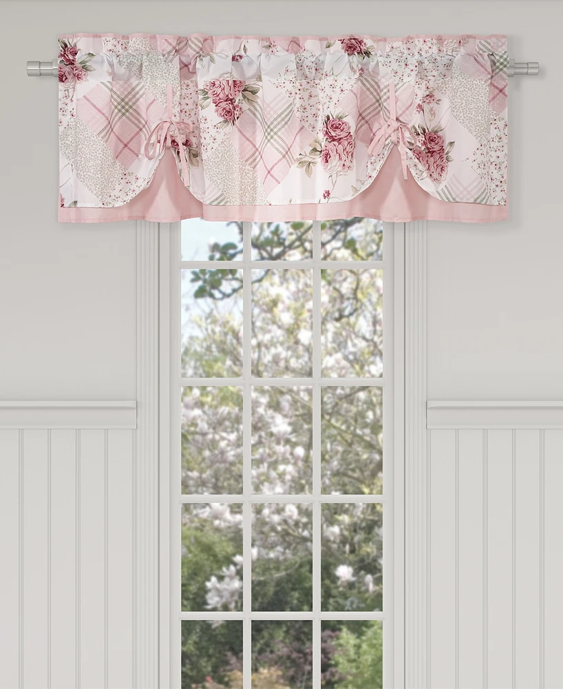 Royal Court Bungalow Tie-Up Window Valance, 18" x 72"