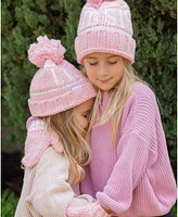 Bits & Bows Girls Pink Mittens