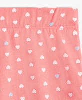 First Impressions Baby Girls Tonal Hearts Printed French Terry Pants, Created for Macy's