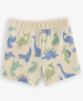 First Impressions Baby Boys Group Dino Printed French Terry Shorts, Created for Macy's