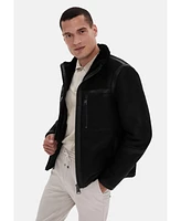 Furniq Uk Men's Shearling Jacket