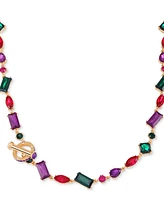 Guess Mixed Stone Statement Strand Necklace, 20" + 2"