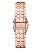 Fossil Women's Harlow Three-Hand Rose Gold-Tone Stainless Steel Watch, 27mm