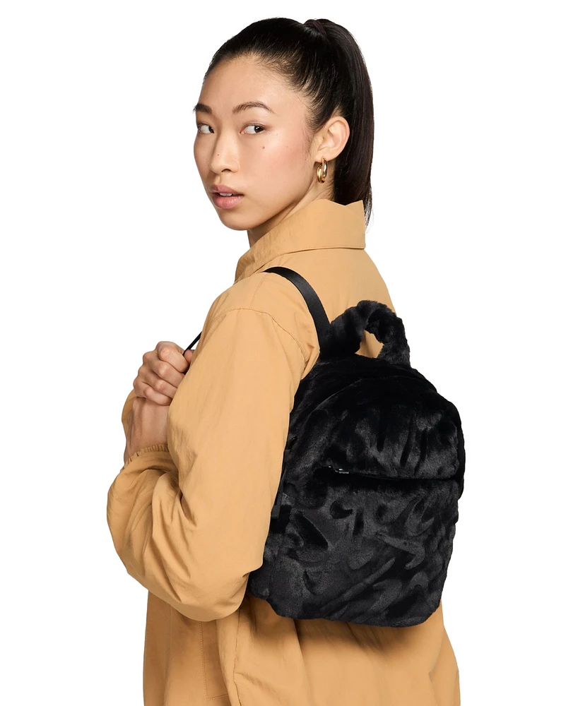 Nike Sportswear Unisex Futura Faux Fur Mini Backpack