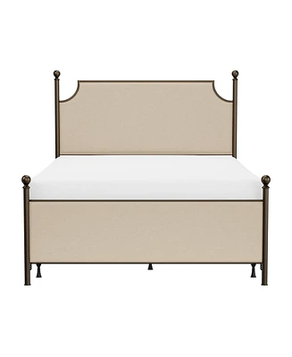 Hillsdale 52" Metal McArthur Queen Upholstered Headboard and Footboard