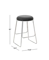 Hillsdale 26" Metal Southlake Backless Metal Counter Height Stool