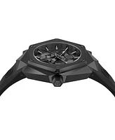 Philipp Plein Men's The Skull Spikes Black Silicone Strap Watch 45mm