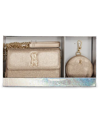 Steve Madden Boxed Carina Embellished Crossbody Wallet