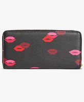 On 34th Angii Lip Party Zip-Around Wallet, Created for Macy's