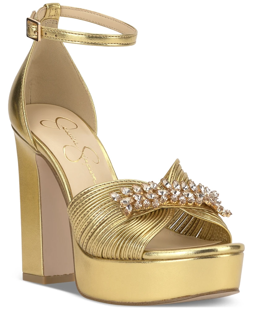 Jessica Simpson Women's Anissia Strappy Platform Sandals