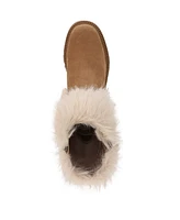 Franco Sarto Women's Brina-Fur Mid Shaft Lug Sole Boots