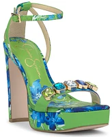 Jessica Simpson Women's Callirah Ankle-Strap Platform Sandals