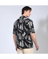 Campus Sutra Men's Tie-Dye Honeycomb Shirt