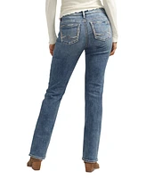 Silver Jeans Co. Women's Elyse Mid Rise Comfort Fit Slim Bootcut