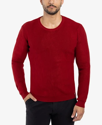 Spring + Mercer Men's Ribbed Crew Neck Sweater