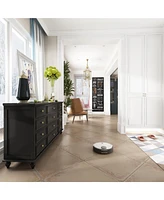 Homsee White 12-Drawer Chest of Drawers Modern European Style