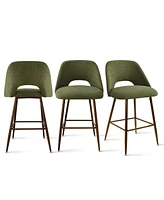 Maison Boucle 26 Inches Counter Height Bar Stools Set Of 3-Maison Boucle