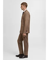 Mango Men's Stretch Fabric Suit Pants