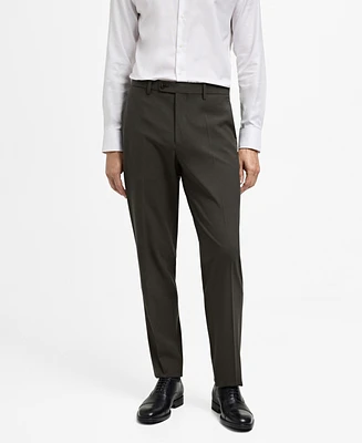 Mango Men's Stretch Fabric Suit Pants