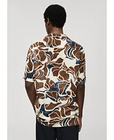 Mango Men's Flowy Printed Shirt