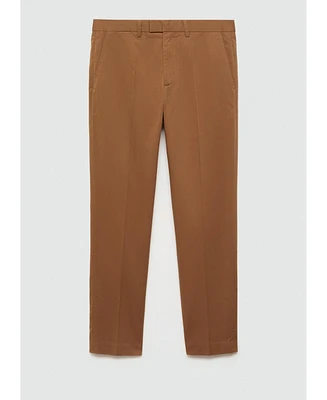 Mango Men's Regular Cotton Pants