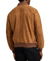 Lucky Brand Men's Suede Bomber Jacket