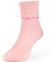 Trimfit 3-Pack Decorative Socks, Little Girls & Big