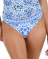 La Blanca Women's Alboran Sea Hipster Bikini Bottoms