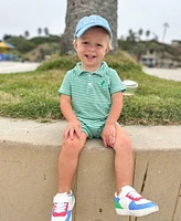 Bits & Bows Boys' Little Brother Baseball Hat in Blue