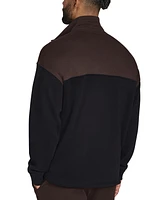 Starter Men's Midweight Fleece Quarter-Zip Pullover Active Knit Top