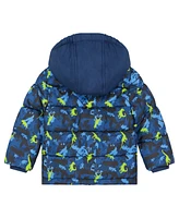 S Rothschild & Co Baby Boys Dino Printed Snowsuit