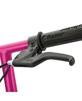 Razor Power Core E100 Electric Scooter with Hand Operated Front Brake, Sweet Pea