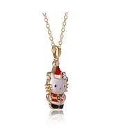 Hello Kitty Sanrio Christmas Santa Pendant Necklace