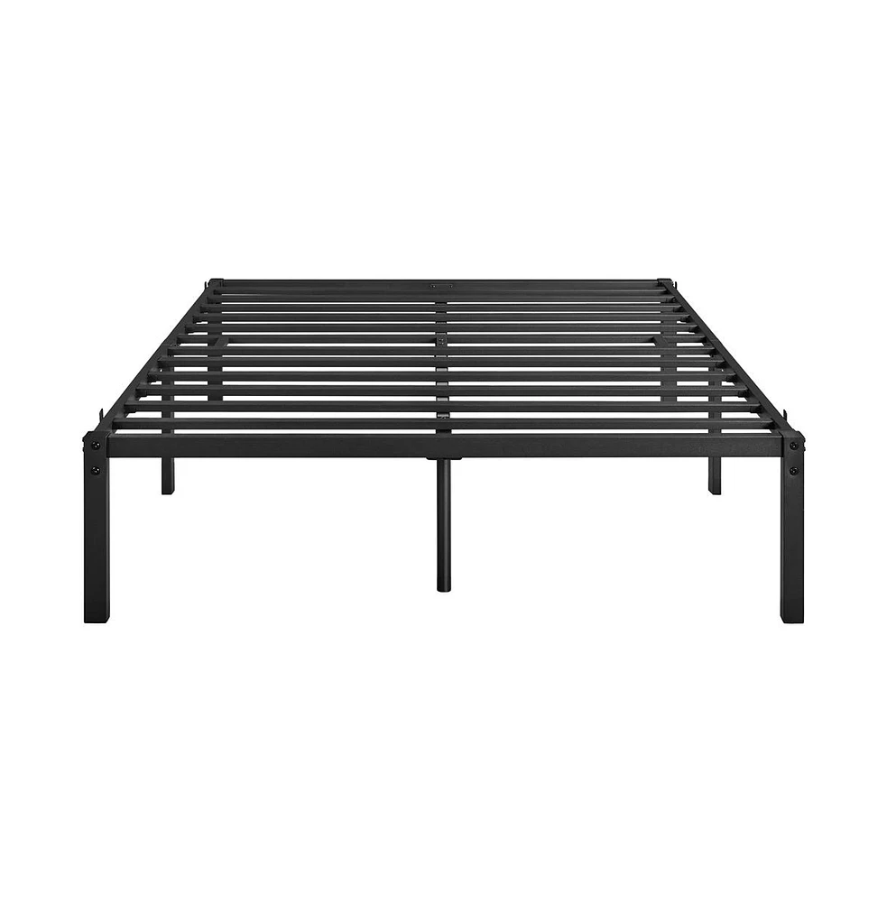 Yaheetech Metal Platform Bed Frame with Heavy Duty Steel Slat Support / Non-slip Mattress Foundation / No Box Spring Needed