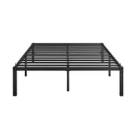 Yaheetech Metal Platform Bed Frame with Heavy Duty Steel Slat Support / Non-slip Mattress Foundation / No Box Spring Needed